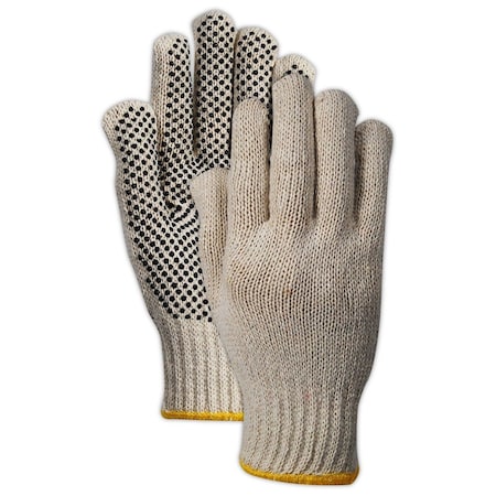 Magid Textile Gloves, Natural, 12 PK T936CP